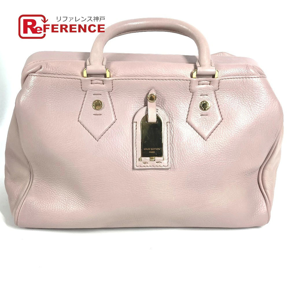 Louis Vuitton Cuir Cinema Entrie Tote Bag Handbag Doctors Leather Pink